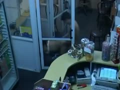 Awesome hidden livecam vid with a slut getting screwed at her work place